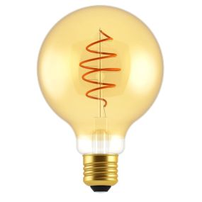 Nordlux LED-Glühlampe - Ø 12,5 x 17,8 cm - E27 - 5W dimmbar - 2200K - amber