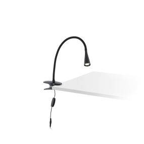 Faro Lena - Klemmleuchte - 6 x 38 x 37 cm - 3W LED inkl - mattschwarz