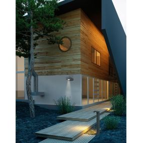 Nova Luce Apollo - Gartenleuchte - 80 cm - 6W LED inkl. - IP54 - dunkelgrau