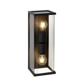 Lucide Claire - Außenwandleuchte - 14 x 14 x 40 cm - IP54 - anthrazit