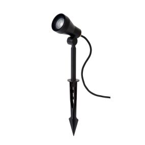 Lucide Spike - Bodenstrahler auf Spike - 6,5 x 10,8 x 42 cm - 5W LED inkl. - IP54 - schwarz