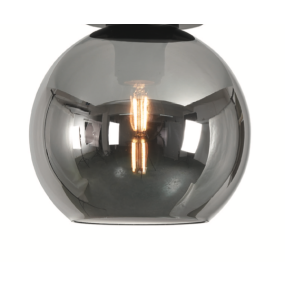Artdelight Marino - Lampenschirm aus Glas - Ø 20 cm - titan