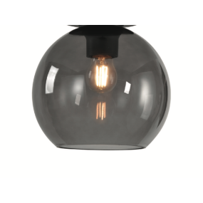 Artdelight Marino - Lampenschirm aus Glas - Ø 20 cm - geräuchert