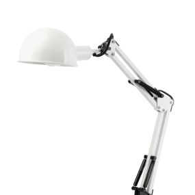 Faro Baobab - Schreibtischlampe - 34 x 16 x 49 cm - matt weiß