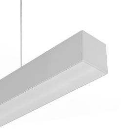 Leuchtenkönig Line - Hängeleuchte - Profil 5,3 x 5,3 cm - 28,8W LED pro Meter - alu