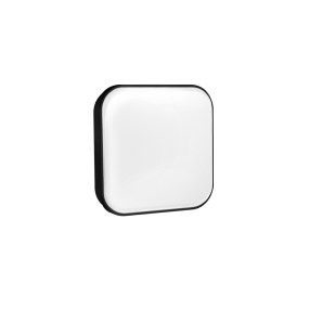 Century Italia Simply - Wand-/Deckenleuchte - 15 x 6,2 x 15 cm - 16W LED inkl. - IP65 - schwarz