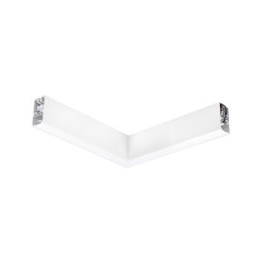 Nova Luce Dido - lineares Lichtprofil - 34,5 x 3,8 x 7 cm - 20W LED inkl. - weiß - warmweiße Lichtfarbe
