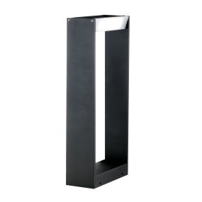 Nova Luce Twin - Gartenleuchte - 60 cm - 2 x 5W LED inkl. - IP54 - dunkelgrau