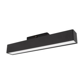 Nova Luce Rieti - Leuchte für Magnetprofilsystem - 26,9 x 3,5 x 5,1 cm - inkl. 15W LED - schwarz - Lichtfarbe warmweiß