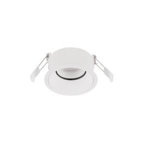 Nova Luce Reina - Einbaustrahler - Ø 90 mm x 49 mm, Einbaumaß Ø 75 mm - weiß