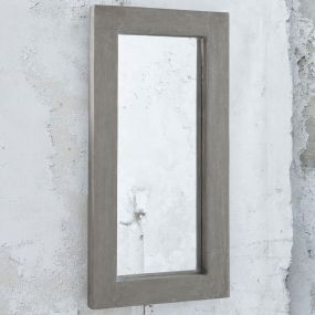 Vico Stuco – Spiegel ohne Beleuchtung – 100 x 50 x 8 cm – Sichtbeton