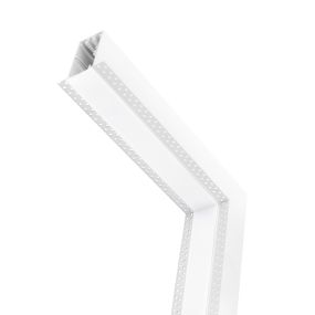 Nova Luce Gaga - lineares Lichtprofil für den Einbau - 34,5 x 3,8 x 7 cm - 20W LED inkl. - weiß - weiße Lichtfarbe