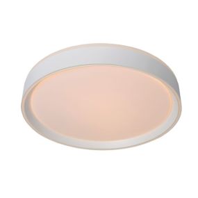 Lucide Nuria - Deckenleuchte - Ø 40 x 7,5 cm - 24W LED inkl. - 3 Stufen dimmbar - weiß