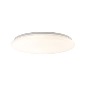 Brilliant Farica Starry - Deckenleuchte mit Fernbedienung - Ø 50 x 8 cm - 36W dimmbare LED inkl. mit einstellbarer Lichtfarbe - weiß