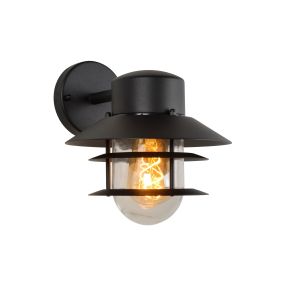 Lucide Zico - Außenwandleuchte - 26 x 22 x 23 cm - IP44 - schwarz