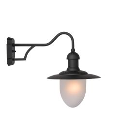 Lucide Aruba - Wandleuchte - 25 x 43 x 35 cm - IP44 - schwarz