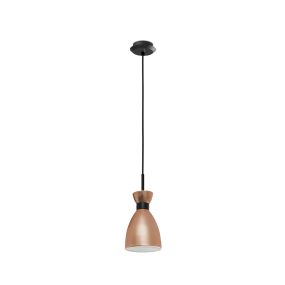 Faro Retro - Hängeleuchte - Ø 11,5 x 18,5 cm - Kupfer matt