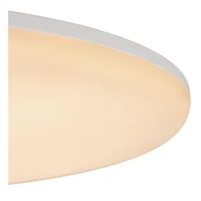 Lucide Olson - Deckenleuchte - Ø 35 x 4,7 cm - 36W dimmbare LED inkl - opal und weiß