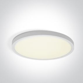 ONE Light Plafo - Deckenleuchte - Ø 40 x 2,5 cm - 32W LED inkl. - weiß