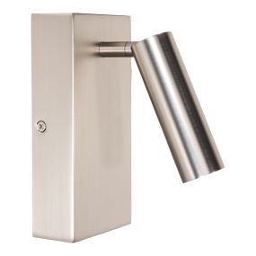 Projectlight Victoria - Wandleuchte - 7,5 x 17 x 15,6 cm - Nickel satiniert