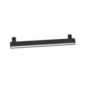 Nova Luce Nox - Lichtpunkt Magnetschienensystem - 45,4 x 7,4 cm - 15W LED inkl. - sand schwarz