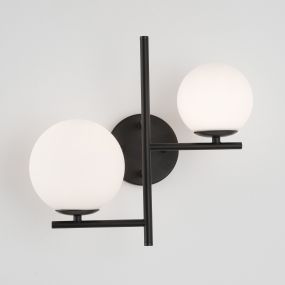 Nova Luce Impero - Pendelleuchte - 35 x 19 x 33 cm - schwarz und weiß