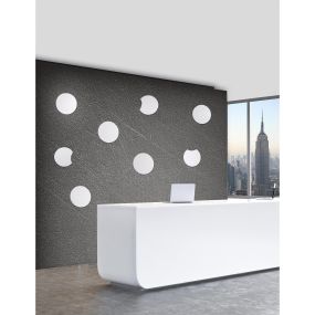 Nova Luce Anzio - Wandleuchte - 15 x 3 x 15 cm - 6W LED inkl. - weiß