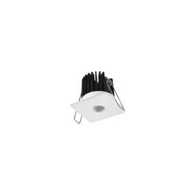 Nova Luce Ono - Einbaustrahler - 62 x 62 mm, Ø 50 mm Einbaumaß - inkl. 8W LED - weiß