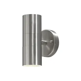 Konstsmide Modena Up/Down - Außenwandleuchte - 9,5 x 11,5 x 17 cm - IP44 - Edelstahl