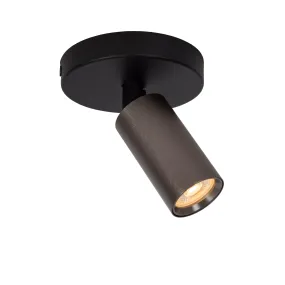 Lucide Ritmo - Aufbaustrahler - 10 x 10 x 11,1 cm - Kaffee