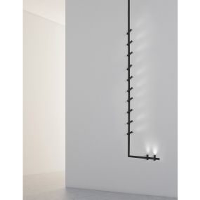 Nova Luce Nap - Strahler für Magnetprofilsystem - Ø 8,5 x 27 cm - 30W LED inkl. - schwarz - Lichtfarbe weiß