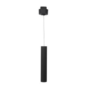 Nova Luce Jazz - Hängeleuchte für Magnetprofilsystem - Ø 3 x 150 cm - 10W LED inkl. - schwarz - weiße Lichtfarbe