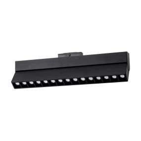 Nova Luce Este - Leuchte für Magnetprofilsystem - 40,7 x 3,4 x 11,6 cm - 22W LED inkl. - schwarz - weiße Lichtfarbe