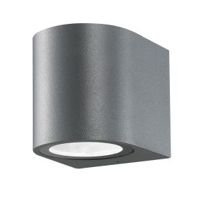 Nova Luce Nero - Außenwandleuchte - 8 x 8 x 7 cm - IP54 - dunkelgrau