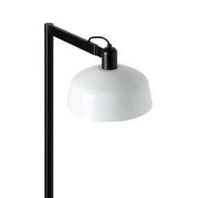 Faro Tatawin - Stehleuchte - 30 x 47,4 x 148 cm - schwarz satiniert und weiß glänzend