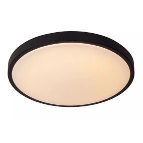 Lucide Dasher - Deckenleuchte - Ø 41 x 10,6 cm - 24W LED inkl - IP44 - schwarz