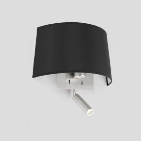 Faro Volta - Wandleuchte mit Schalter - 32,5 x 13 x 29 cm - 3W LED inkl. - mattschwarz