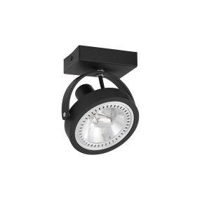 Nova Luce Thomas - Aufbaustrahler - 6 x 19 x 14,5 cm - schwarz