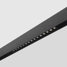 Nova Luce Este - Leuchte für Magnetprofilsystem - 40,2 x 3,5 x 5,1 cm - 22W LED inkl. - schwarz - weiße Lichtfarbe