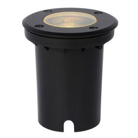 Lucide Biltin - Bodenspot für den Außenbereich - Ø 108 mm, Ø 104 mm Einbaumaß - IP67 - schwarz