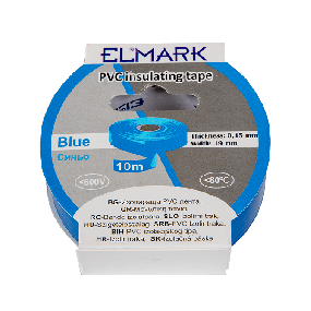 Elmark PVC-Isolierband 19mm - 10 Meter Länge - blau