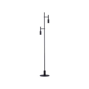 Nova Luce Joy - stehleuchte mit schalter und USB-Stecker - Ø 25 x 161 cm - 14W LED inkl. - sand schwarz
