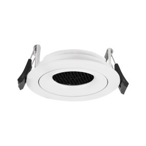 Nova Luce Cadmo - Einbaustrahler - Ø 90 mm, Ø 82 mm Einbaumaß - weiß