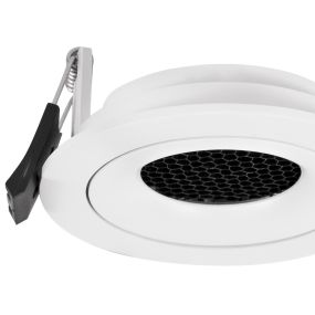 Nova Luce Cadmo - Einbaustrahler - Ø 90 mm, Ø 82 mm Einbaumaß - weiß