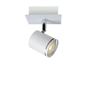 Lucide Rilou - Aufbaustrahler - 10 x 10 x 12 cm - 4,5 W dimmbare LED inkl. - weiß