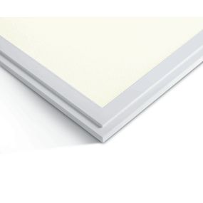 ONE Light Square UGR17 & UGR19 Office Panels - Deckeneinbau-/Hängelampe - 59,5 x 59,5 x 2,9 cm - inkl. 40W LED - weiß - warmweiße Lichtfarbe