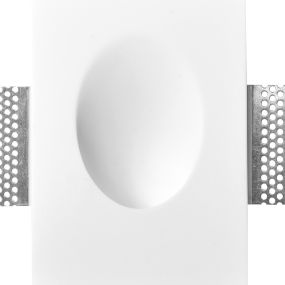 Nova Luce Cirocco - Wandeinbauleuchte - 18 x 12 cm - 1W LED inkl. - weißer Putz