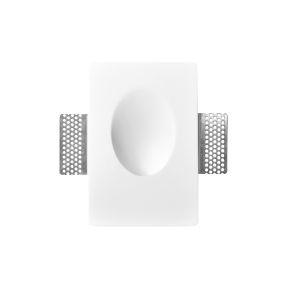 Nova Luce Cirocco - Wandeinbauleuchte - 18 x 12 cm - 1W LED inkl. - weißer Putz