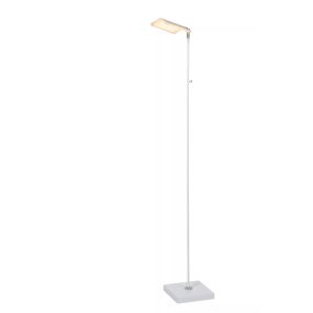 Lucide Aaron - Stehleuchte - 20 x 20 x 134 cm - 10W dimmbar bis warm LED inkl - weiß