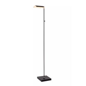 Lucide Aaron - Stehleuchte - 20 x 20 x 134 cm - 10W dimmbar bis warm LED inkl - schwarz